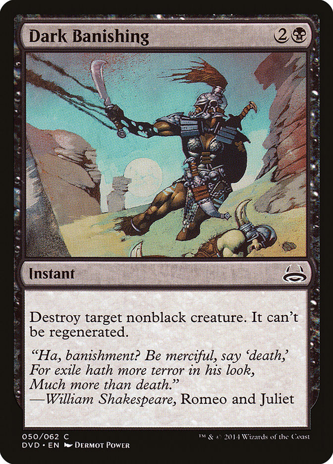 Dark Banishing (Divine vs. Demonic) [Duel Decks Anthology] Magic: The Gathering
