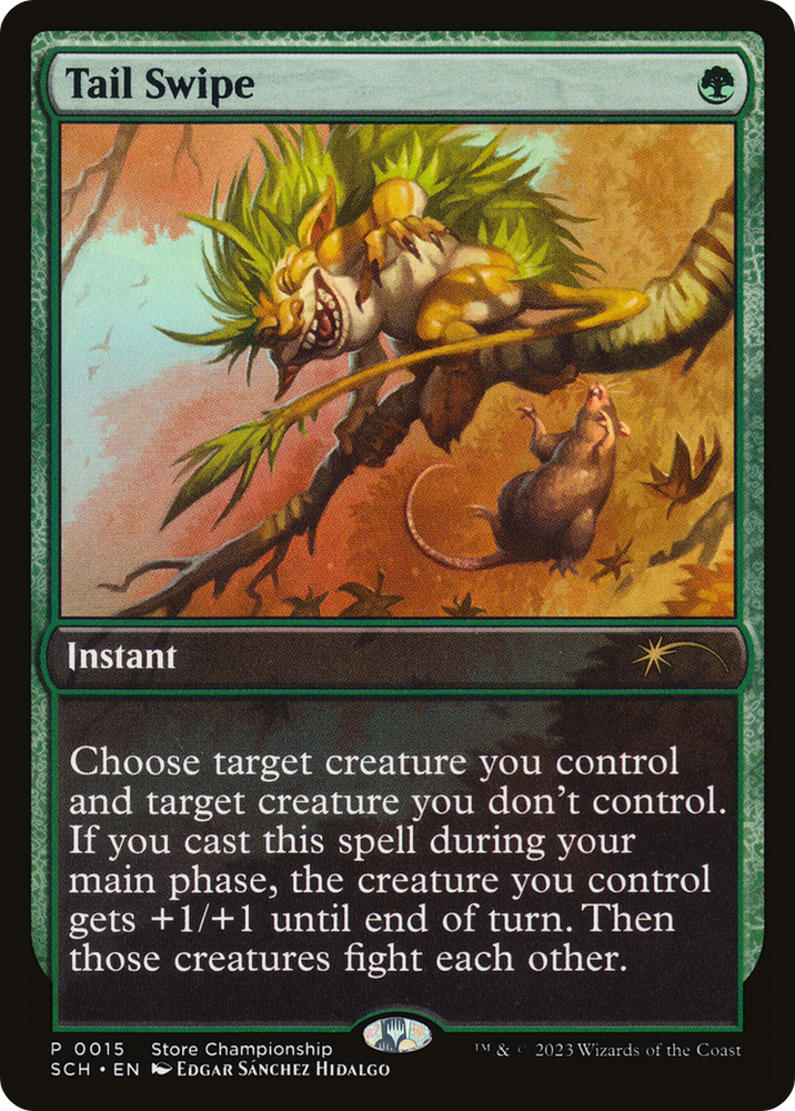 Tail Swipe [World Championship Promos] Magic: The Gathering