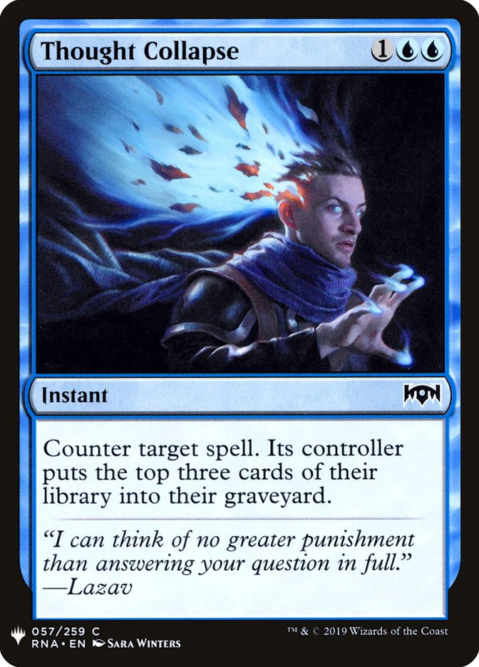 Thought Collapse [Mystery Booster] Magic: The Gathering
