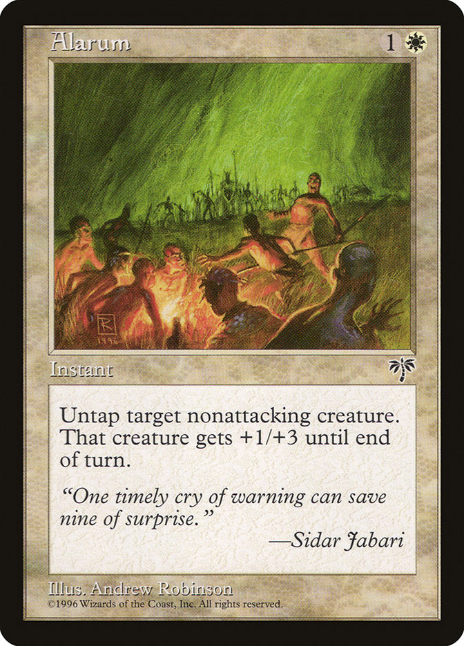 Alarum [Mirage] Magic: The Gathering