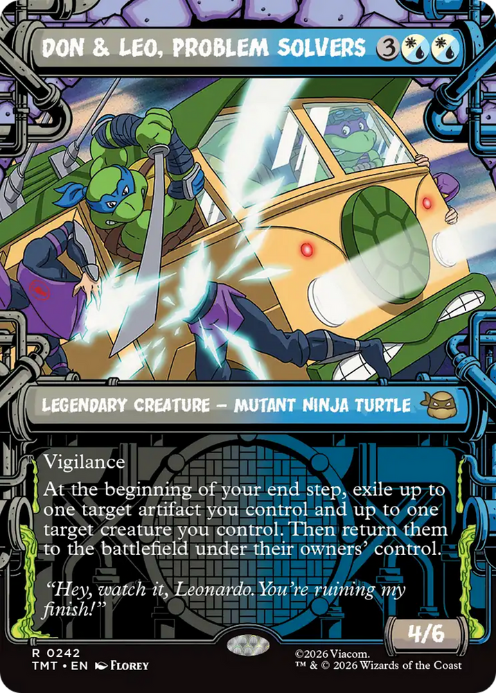 Don & Leo, Problem Solvers (Showcase) [Teenage Mutant Ninja Turtles] Magic: The Gathering