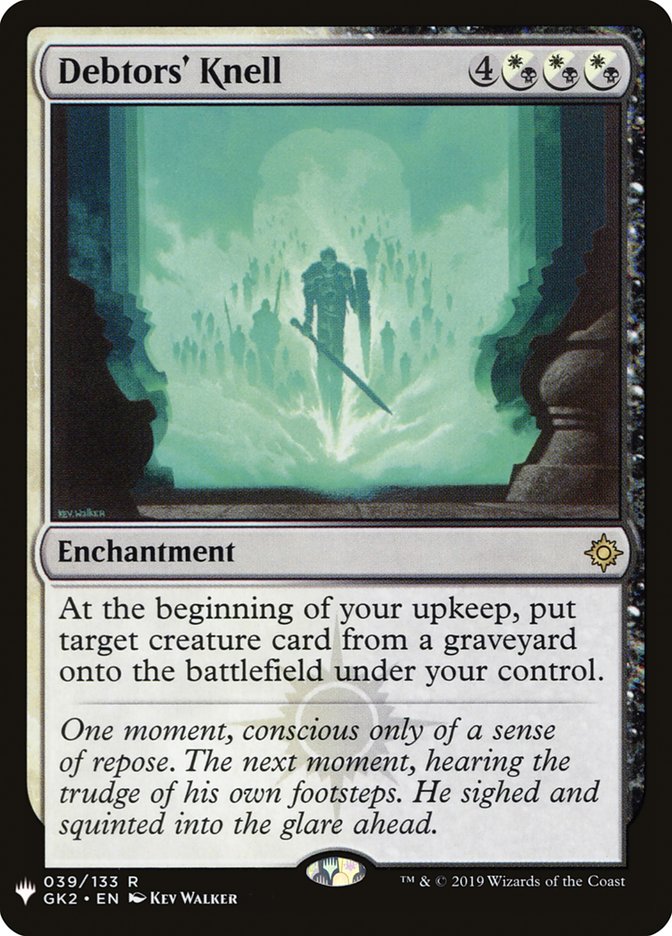 Debtors' Knell [The List] Magic: The Gathering