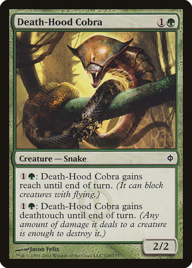 Death-Hood Cobra [New Phyrexia] Magic: The Gathering