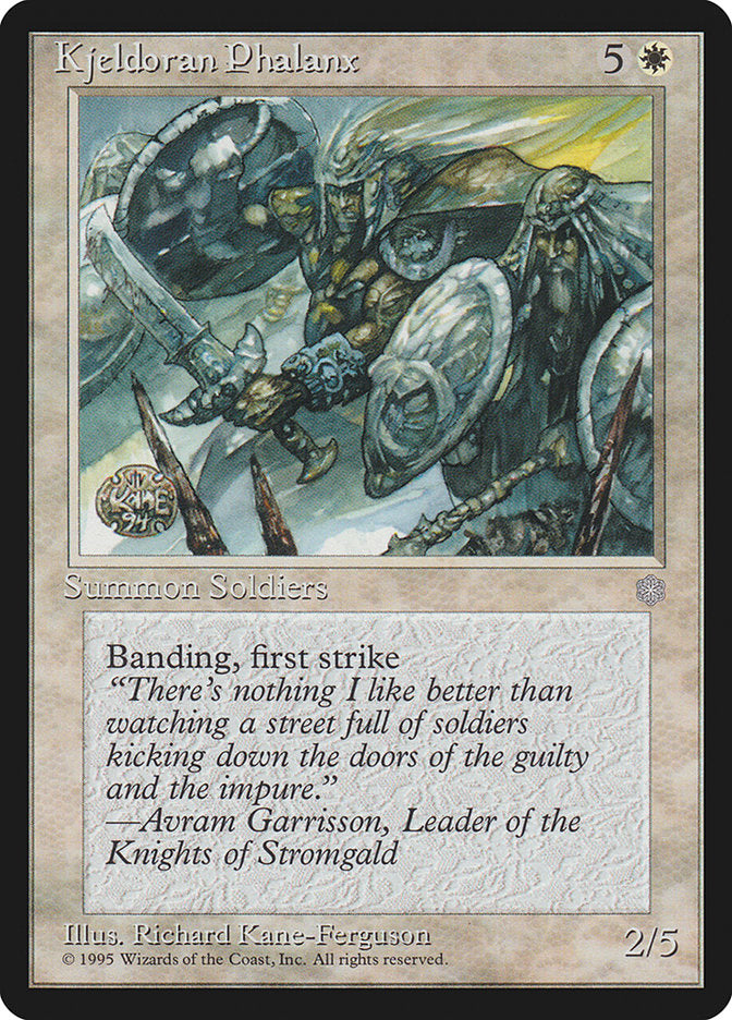 Kjeldoran Phalanx [Ice Age] Magic: The Gathering