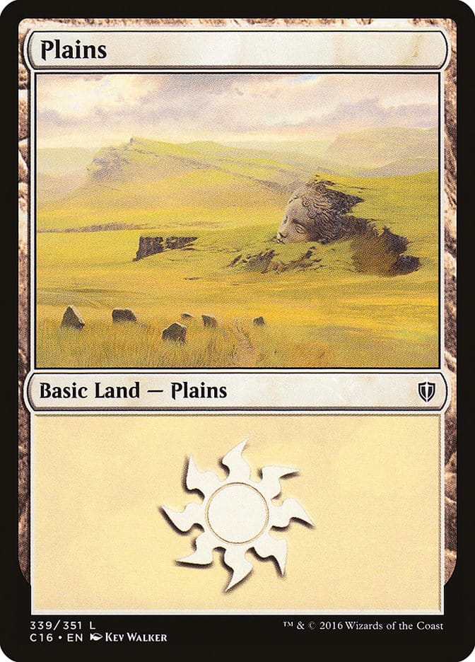 Plains (339) [Commander 2016] Magic: The Gathering
