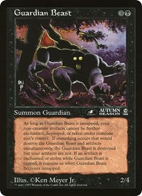 Guardian Beast (4th Place) (Oversized) [Oversize Cards] Magic: The Gathering