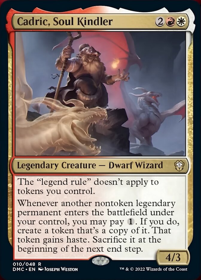 Cadric, Soul Kindler [Dominaria United Commander] Magic: The Gathering