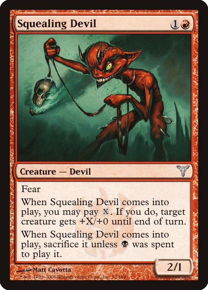 Squealing Devil [Dissension] Magic: The Gathering