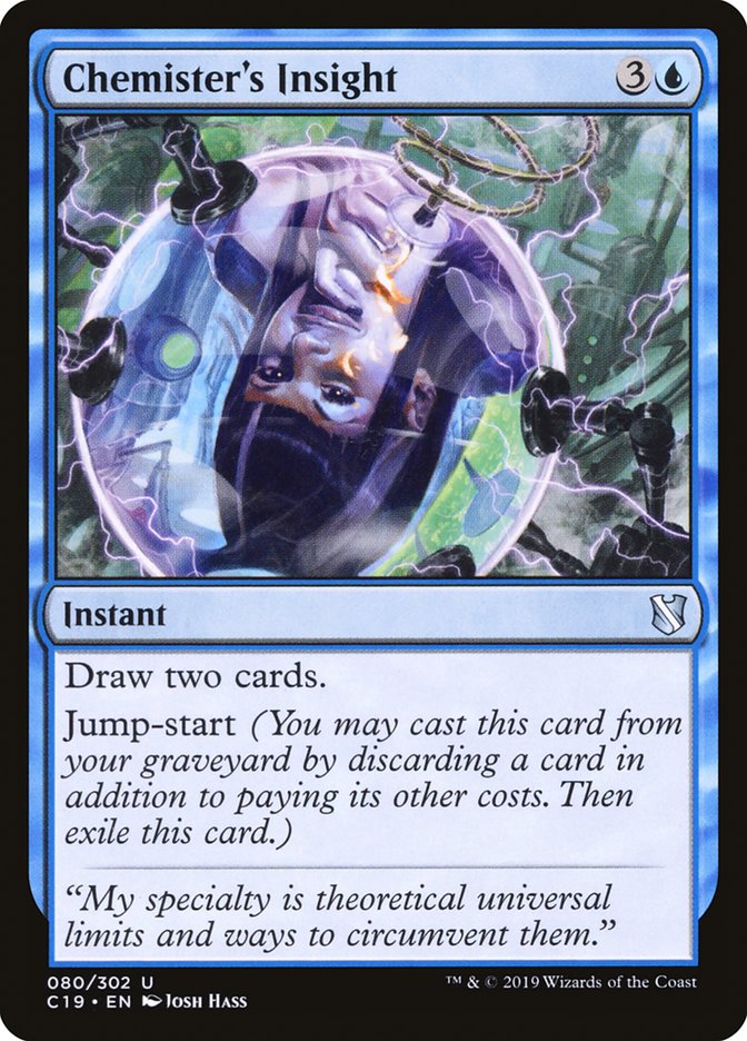Chemister's Insight [Commander 2019] Magic: The Gathering