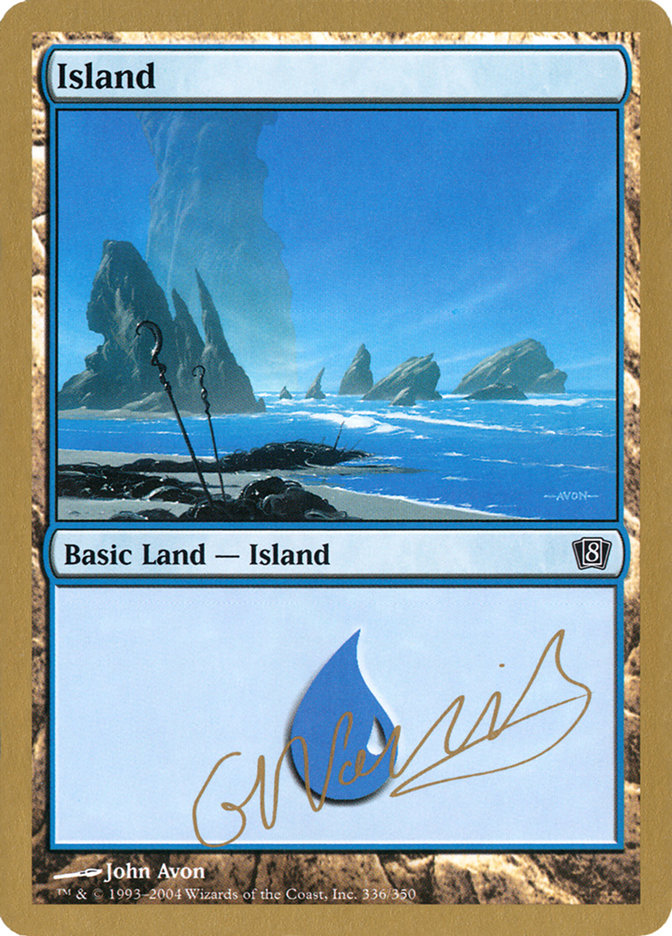 Island (gn336) (Gabriel Nassif) [World Championship Decks 2004] Magic: The Gathering