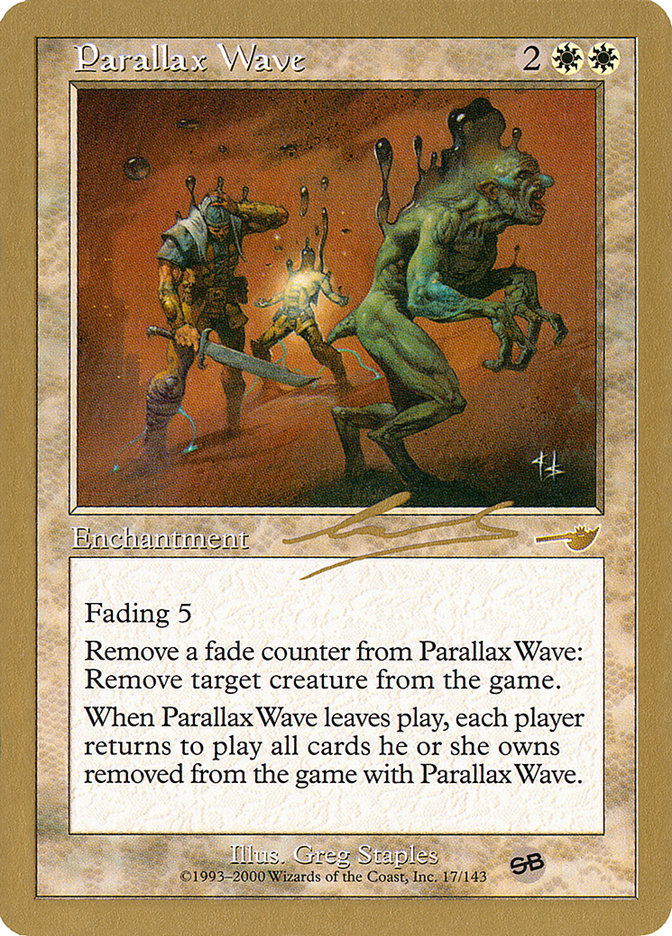 Parallax Wave (Nicolas Labarre) (SB) [World Championship Decks 2000] Magic: The Gathering
