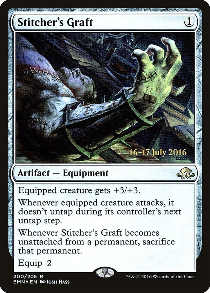 Stitcher's Graft [Eldritch Moon Prerelease Promos] Magic: The Gathering