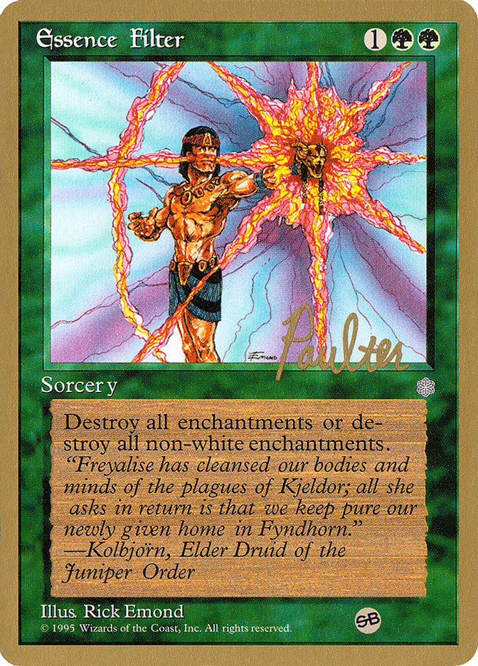 Essence Filter (Preston Poulter) (SB) [Pro Tour Collector Set] Magic: The Gathering