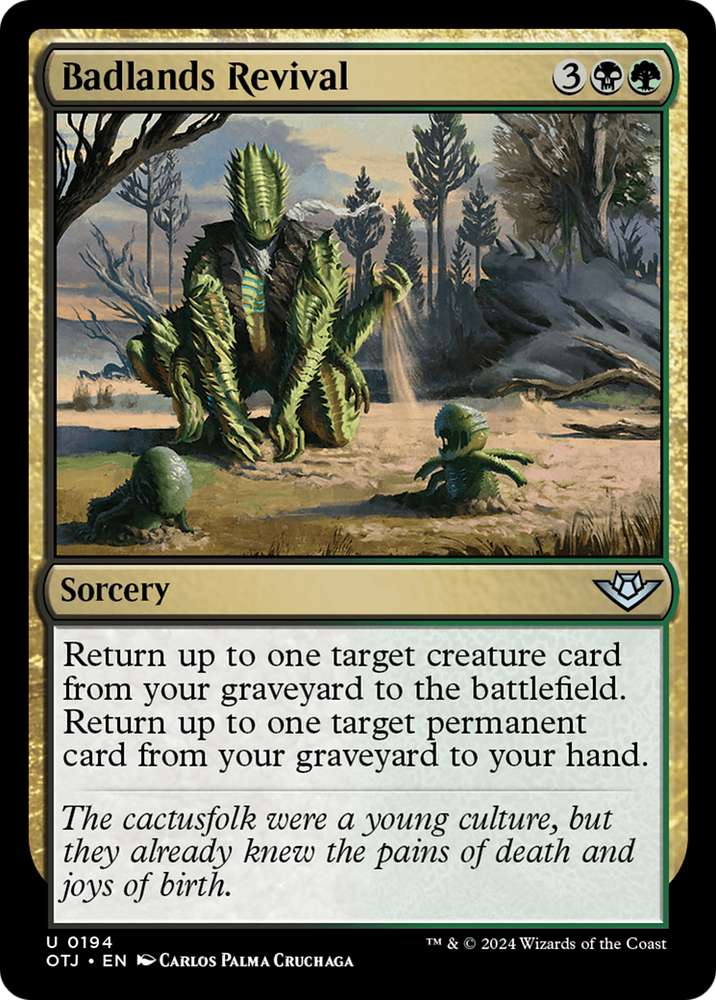 Badlands Revival [Outlaws of Thunder Junction] Magic: The Gathering