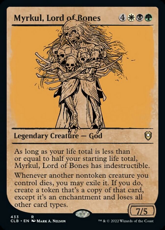 Myrkul, Lord of Bones (Showcase) [Commander Legends: Battle for Baldur's Gate] Magic: The Gathering