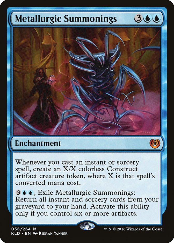 Metallurgic Summonings [Kaladesh] Magic: The Gathering