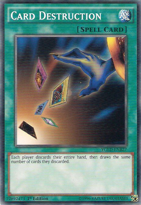 Card Destruction [YGLD-ENB27] Common Yu-Gi-Oh!