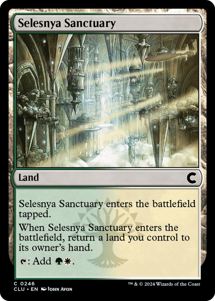 Selesnya Sanctuary [Ravnica: Clue Edition] Magic: The Gathering