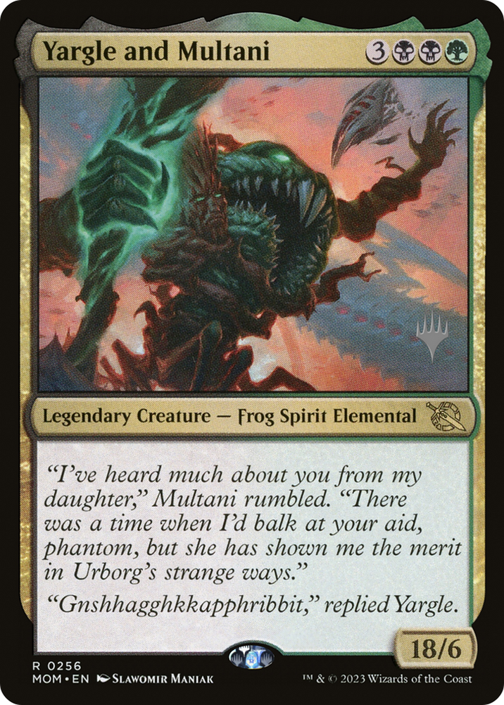 Yargle and Multani (Promo Pack) [March of the Machine Promos] Magic: The Gathering
