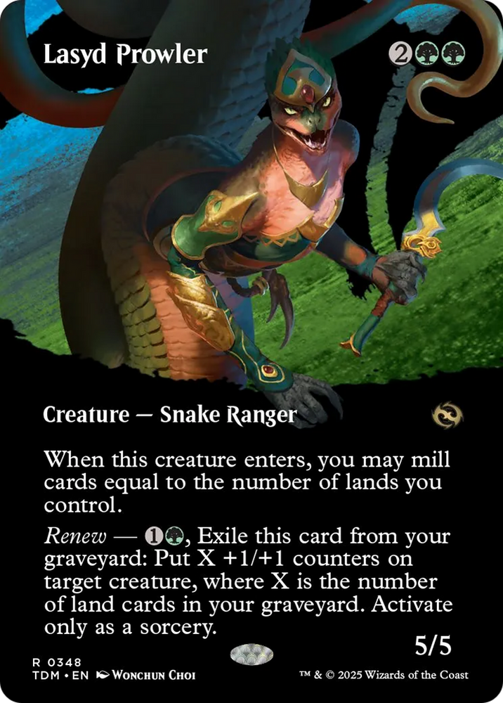 Lasyd Prowler (Borderless) [Tarkir: Dragonstorm] Magic: The Gathering