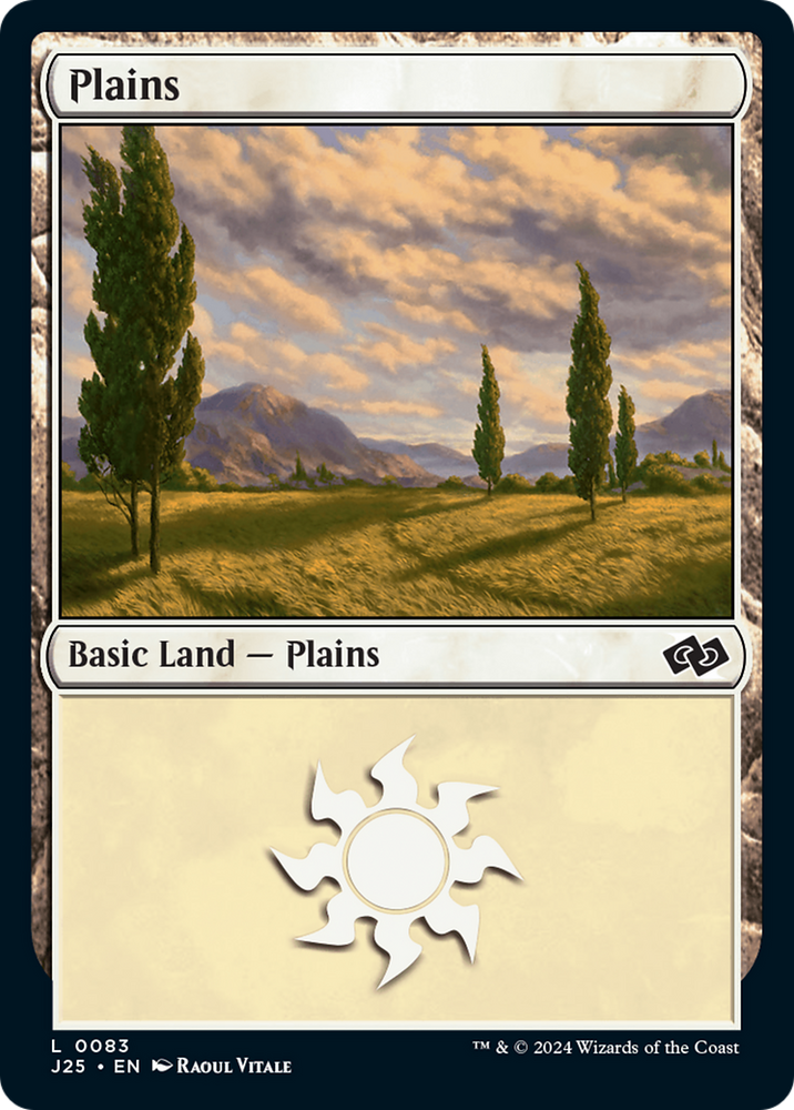 Plains (83) [Foundations Jumpstart] Magic: The Gathering