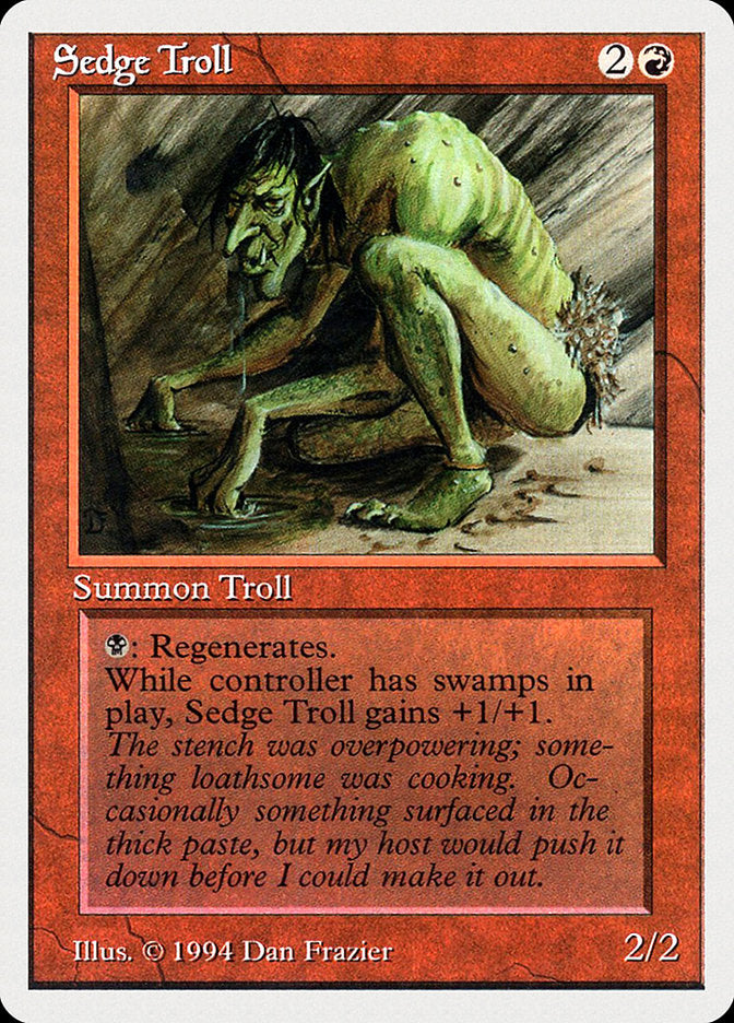 Sedge Troll [Summer Magic / Edgar] Magic: The Gathering