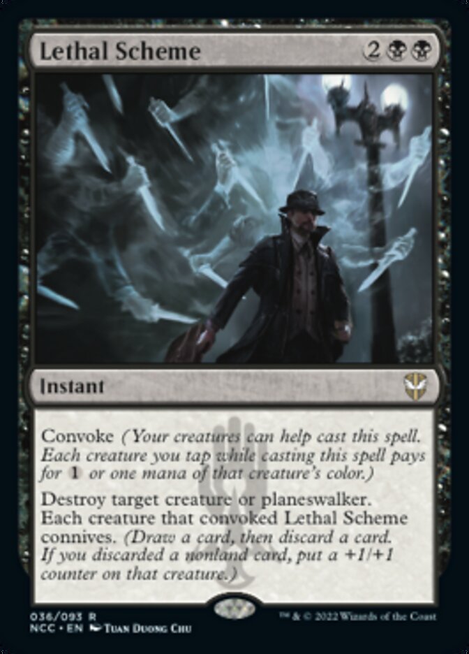 Lethal Scheme [Streets of New Capenna Commander] Magic: The Gathering