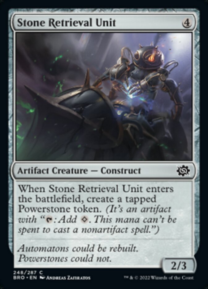 Stone Retrieval Unit [The Brothers' War] Magic: The Gathering