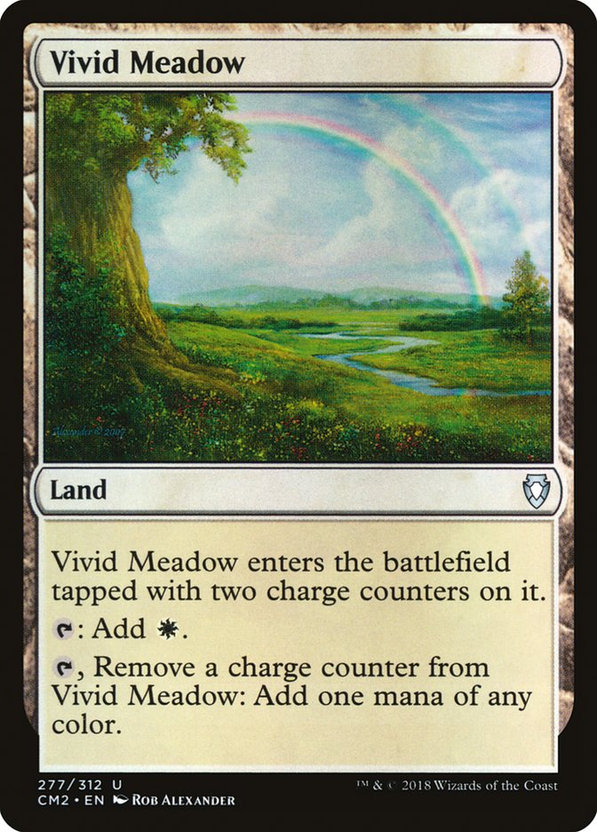Vivid Meadow [Commander Anthology Volume II] Magic: The Gathering