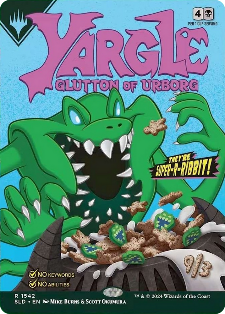 Yargle, Glutton of Urborg (Rainbow Foil) [Secret Lair Drop Series] Magic: The Gathering
