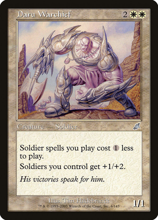 Daru Warchief [Scourge] Magic: The Gathering
