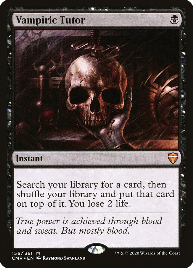 Vampiric Tutor [Commander Legends] Magic: The Gathering