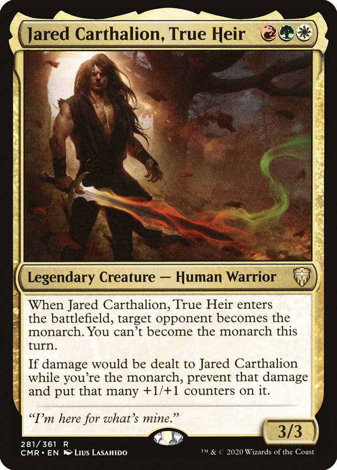 Jared Carthalion, True Heir [Commander Legends] Magic: The Gathering