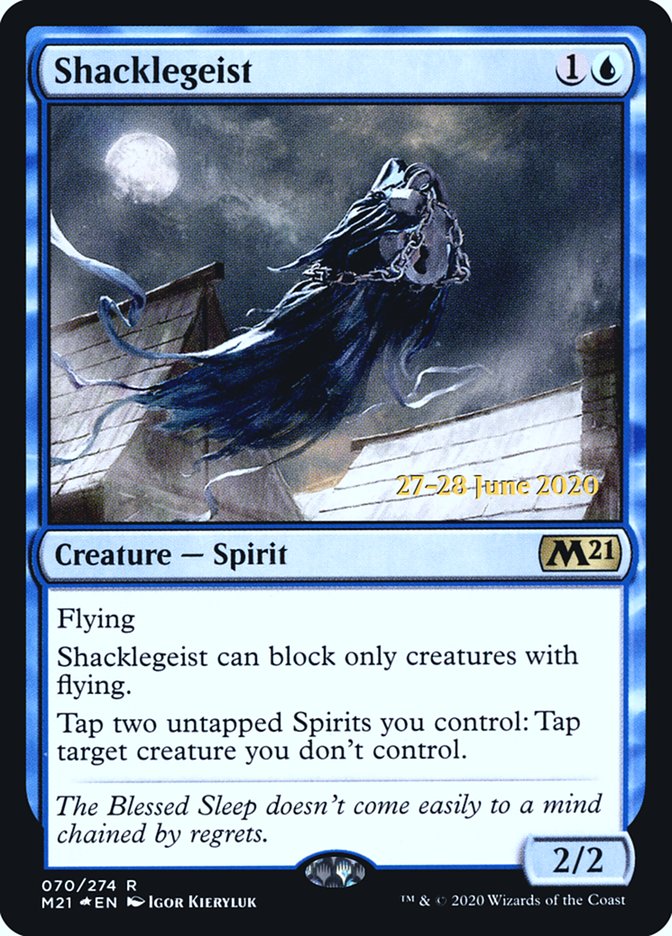 Shacklegeist [Core Set 2021 Prerelease Promos] Magic: The Gathering