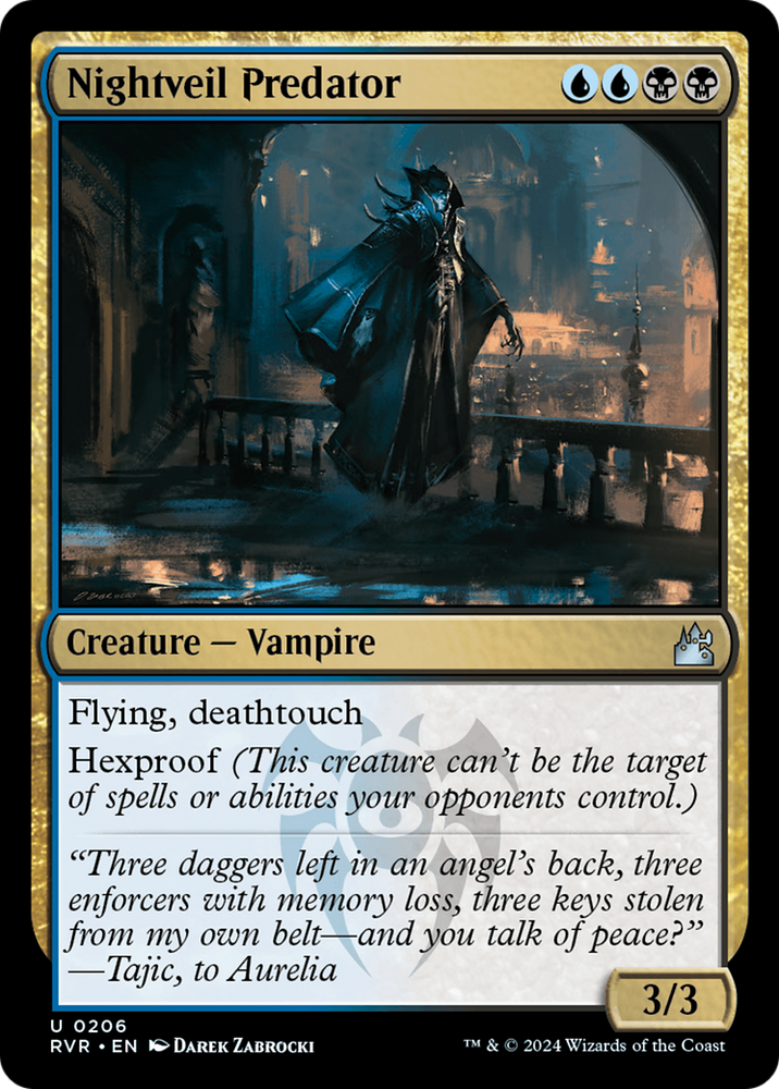 Nightveil Predator [Ravnica Remastered] Magic: The Gathering