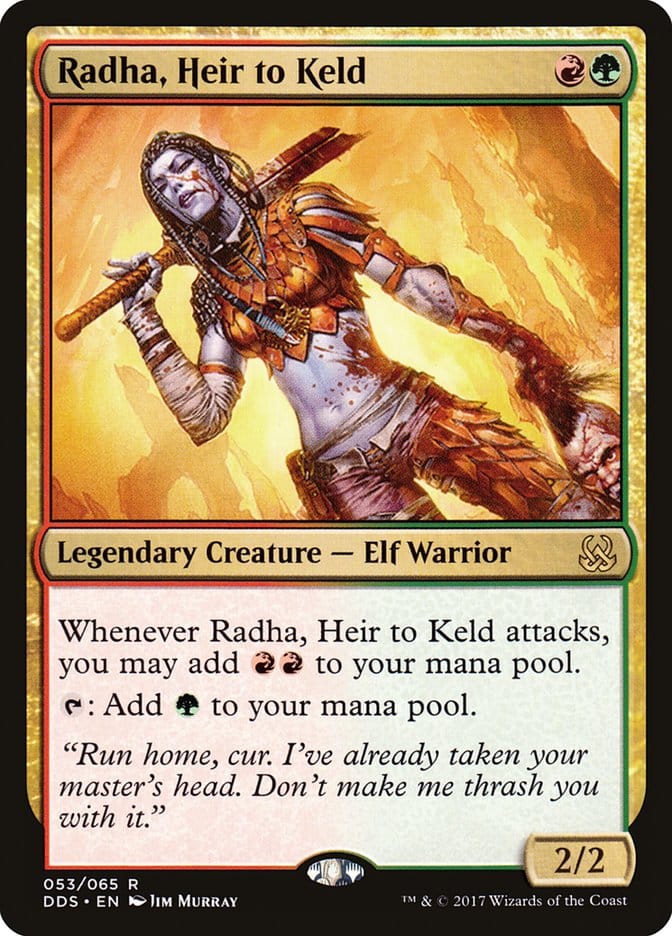 Radha, Heir to Keld [Duel Decks: Mind vs. Might] Magic: The Gathering