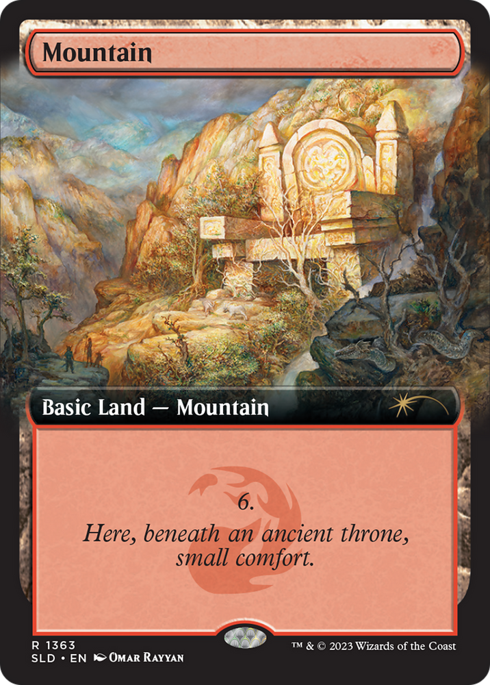 Mountain (1363) [Secret Lair Drop Series] Magic: The Gathering