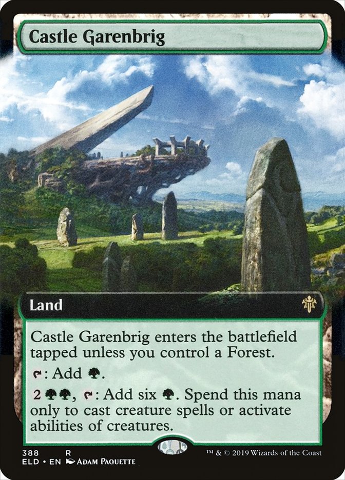 Castle Garenbrig (Extended Art) [Throne of Eldraine] Magic: The Gathering