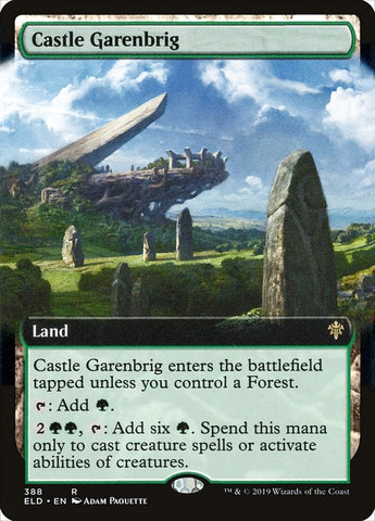 Castle Garenbrig (Extended Art) [Throne of Eldraine] Magic: The Gathering