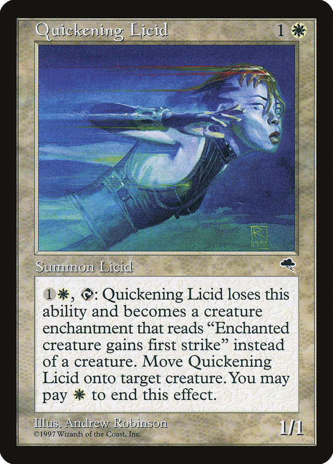 Quickening Licid [Tempest] Magic: The Gathering
