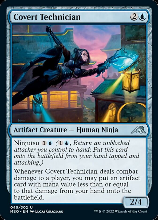 Covert Technician [Kamigawa: Neon Dynasty] Magic: The Gathering