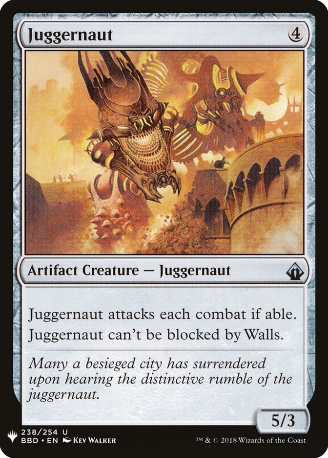 Juggernaut [Mystery Booster] Magic: The Gathering