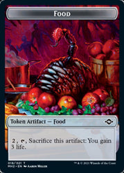 Bird // Food (18) Double-Sided Token [Modern Horizons 2 Tokens] Magic: The Gathering