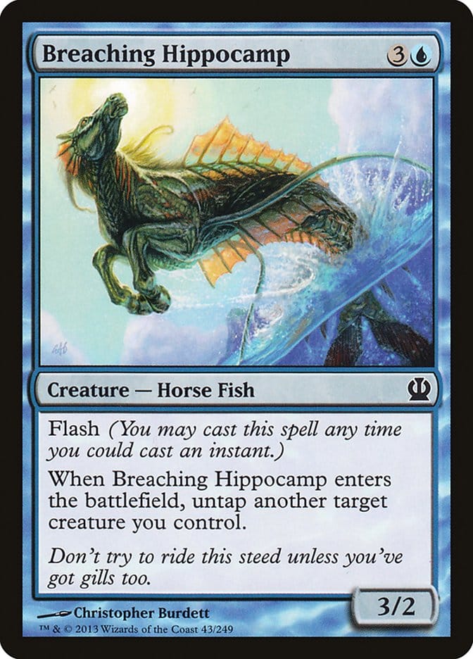 Breaching Hippocamp [Theros] Magic: The Gathering