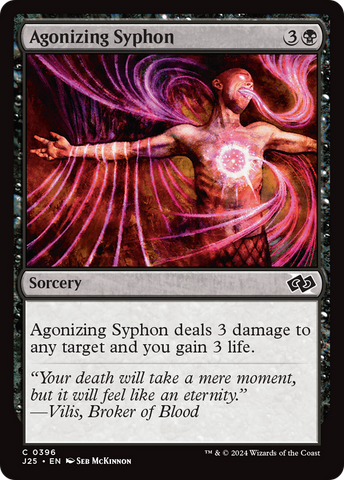 Agonizing Syphon [Foundations Jumpstart] Magic: The Gathering