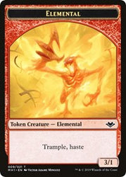 Elemental (009) // Spirit Double-Sided Token [Modern Horizons Tokens] Magic: The Gathering