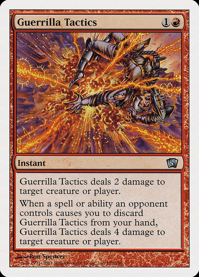 Guerrilla Tactics [Eighth Edition] Magic: The Gathering