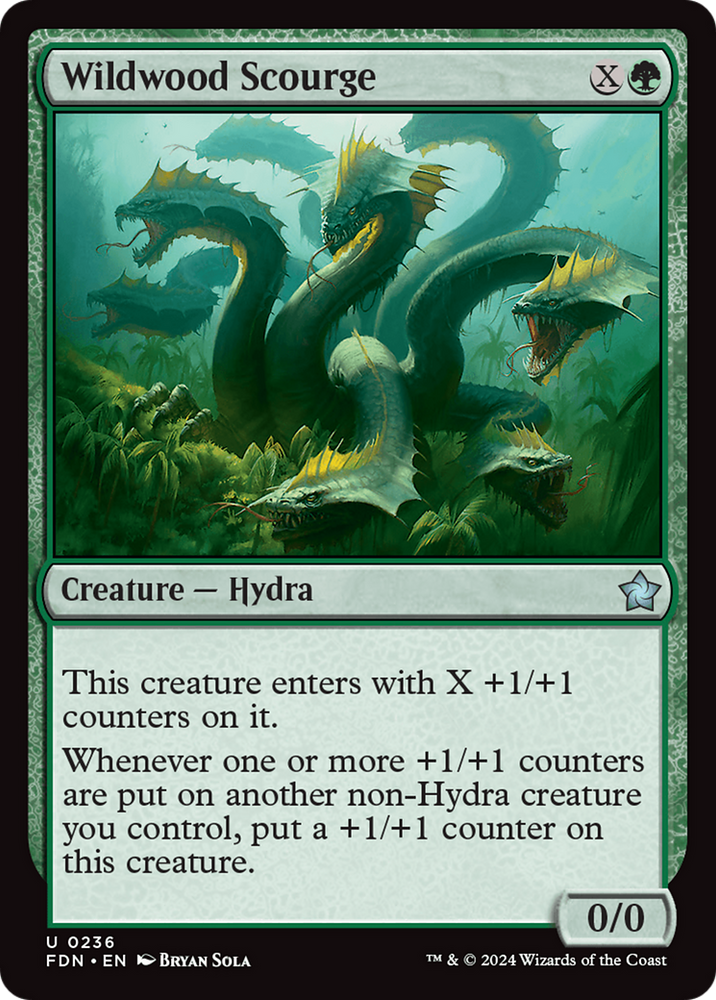 Wildwood Scourge [Foundations] Magic: The Gathering