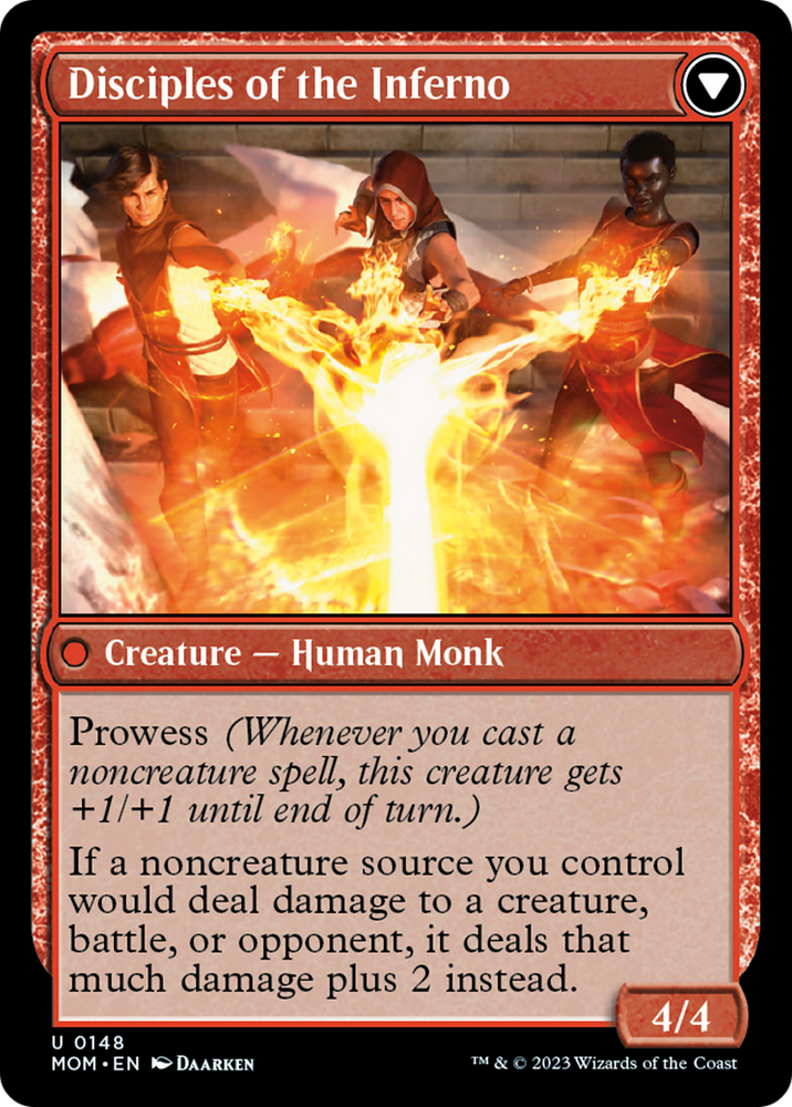 Invasion of Regatha // Disciples of the Inferno [March of the Machine] Magic: The Gathering