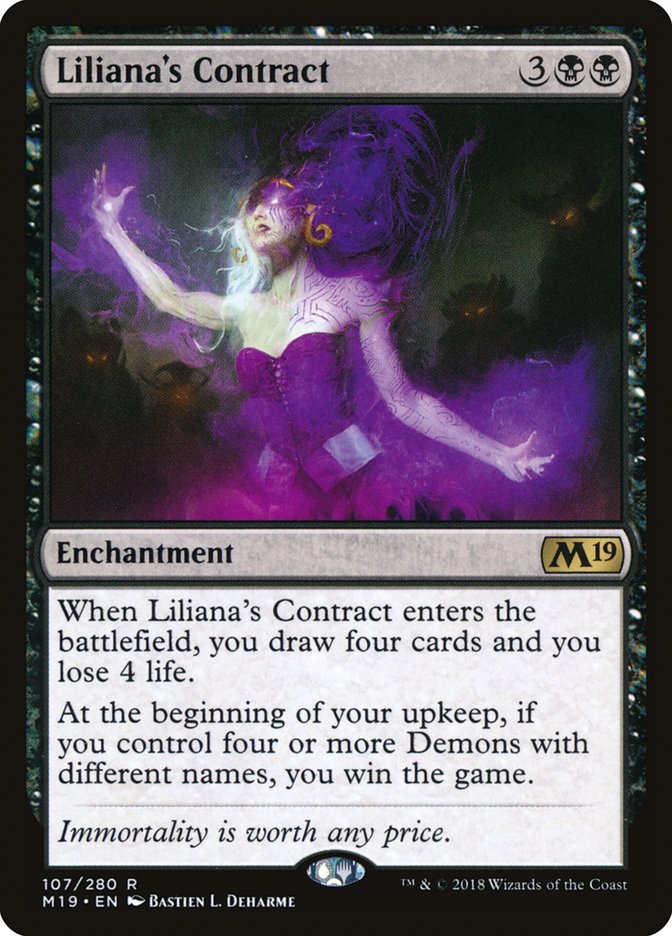 Liliana's Contract [Core Set 2019] Magic: The Gathering